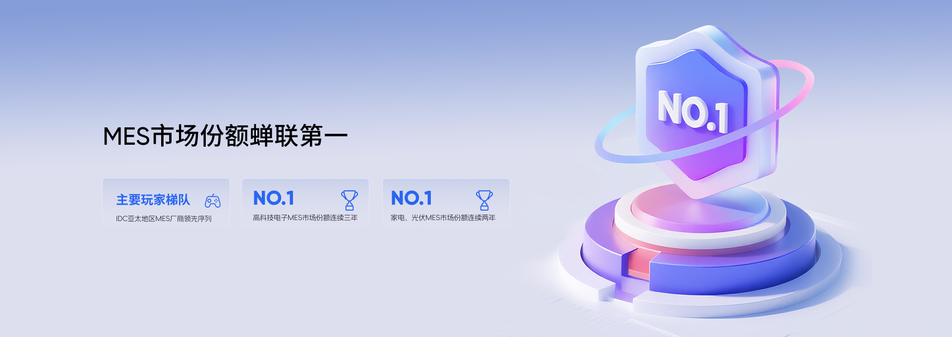 MES市(shi)場(chang)份額蟬聯(lian)第一(yi)